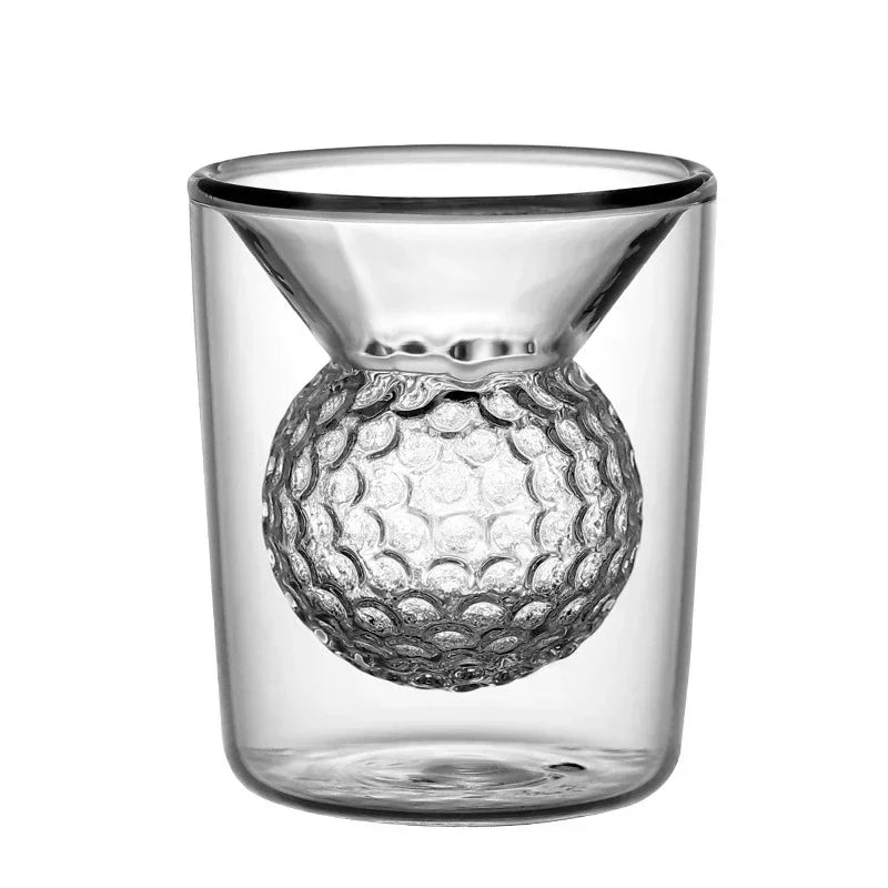 50ml glass golf shot glass