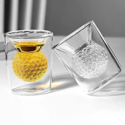 50ml glass golf shot glass