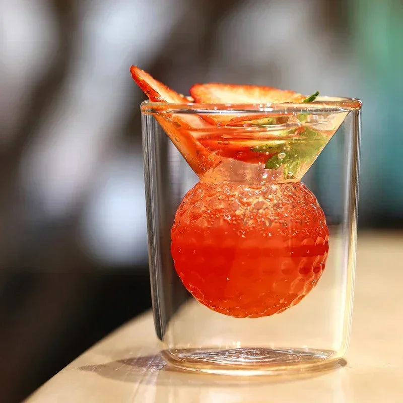 50ml glass golf shot glass