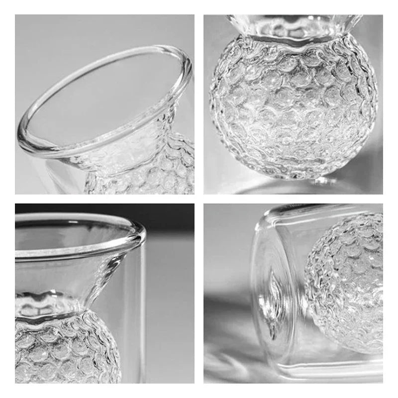50ml glass golf shot glass